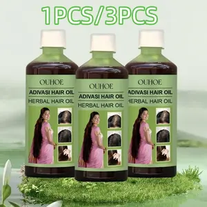 Herbal Hair Growth Oil, Gentle Scalp Nourishment for Stronger Hair, Clean Scalp Care & Smooth Finish Essential Hair Treatment