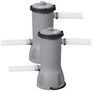 Bestway Flowclear 1,000 GPH Above Ground Swimming Pool Filter Pump, 2 Pack