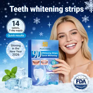 Professional Teeth Whitening Kit, Advanced White Strips with Enamel Safe Formula, Non-Sensitive Treatment for Stubborn Stains, No-Slip Dry Grip Technology, Brighter Smile in 7 Days, Professional Daily Oral Care. Brush Coffee Flawless Gentle Cleansing
