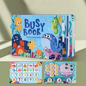 Busy Book, Early Education Learning Toy, Educational Toy, Visual Learning Tools, Learning Toy for Boys & Girls, Birthday Gift, Desk Supplies Set, Teaching Supplies