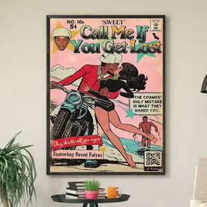 Motlwat Tyler The Cure Poster Call Me If You Get Lost Music Album Poster Decor Artwork