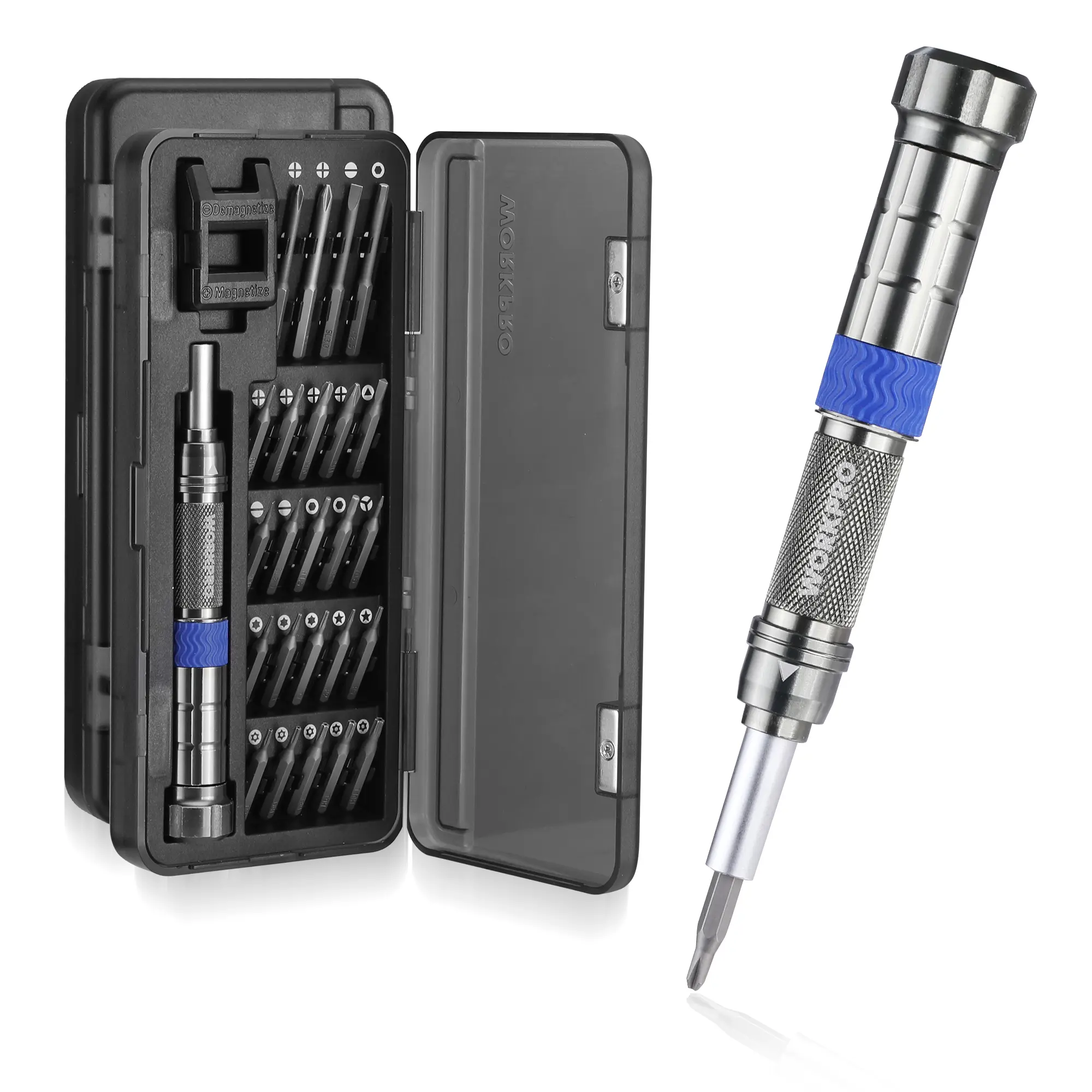 #fathersdaygift WORKPRO 24 in 1 Small Screwdriver Set with Extendable Pole, Magnetic Mini Repair Tool Kit for Phone, Computer, Watch, Laptop, Macbook, Ring Doorbell, Eyeglass, Electronic