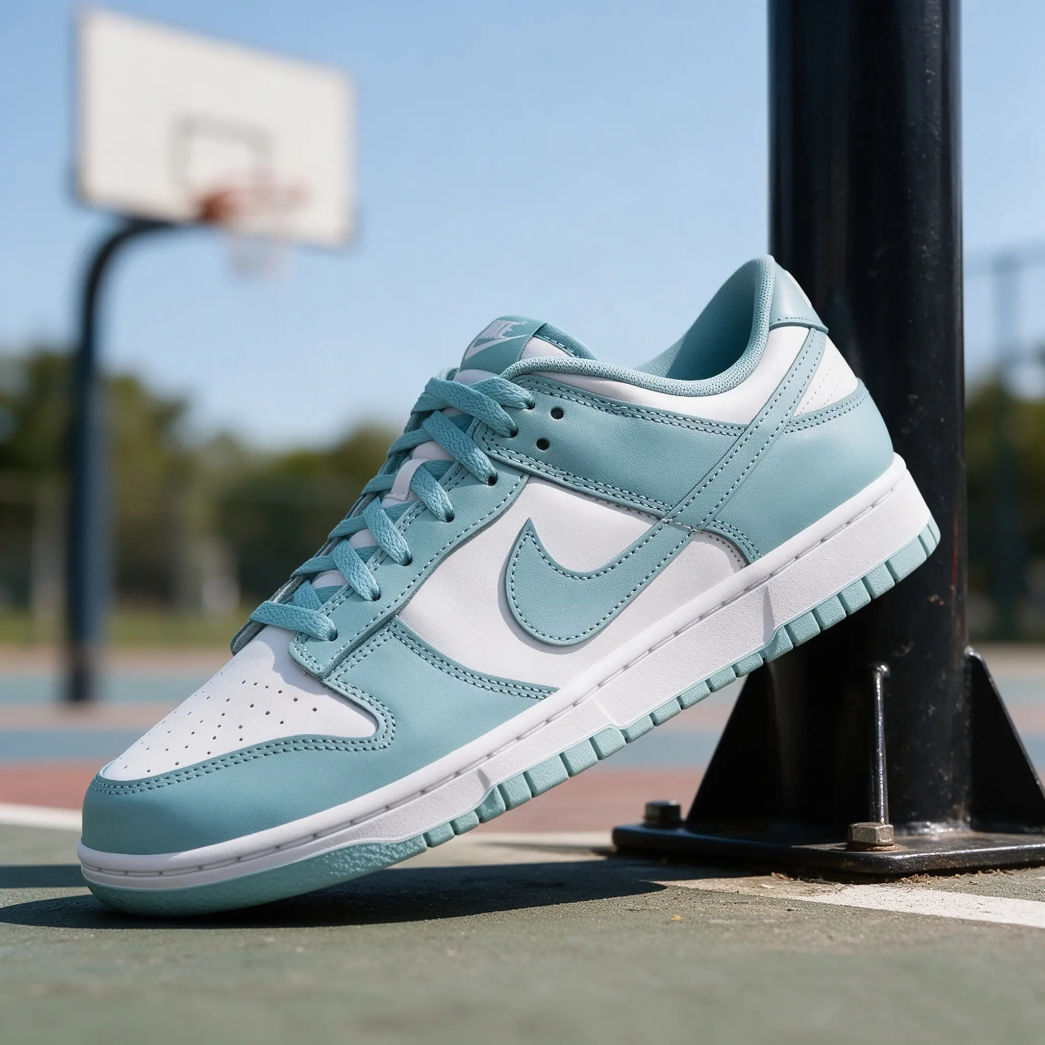 Nike Dunk Low Denim Turquoise Men's DV0833-106 New