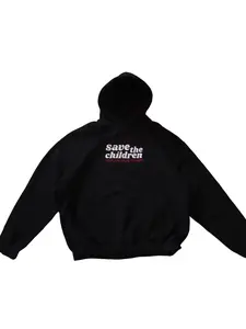 Embroidered Save the Children Hoodie / Crewneck, Long Sleeve, Unisex, Adult