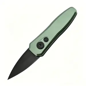 K7500 small tactical folding knife, aviation aluminum alloy handle, high-hardness blade, outdoor camping survival EDC knife, total length of 12 cm, weight of 40 g, the best gift.
