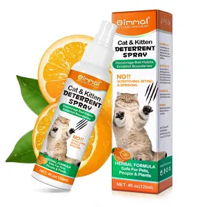 Oimmal Cat Deterrent Spray 120ml - Natural Formula for Scratching & Marking - Safe for Pets People & Plants - Training & Behavior Correction Aid