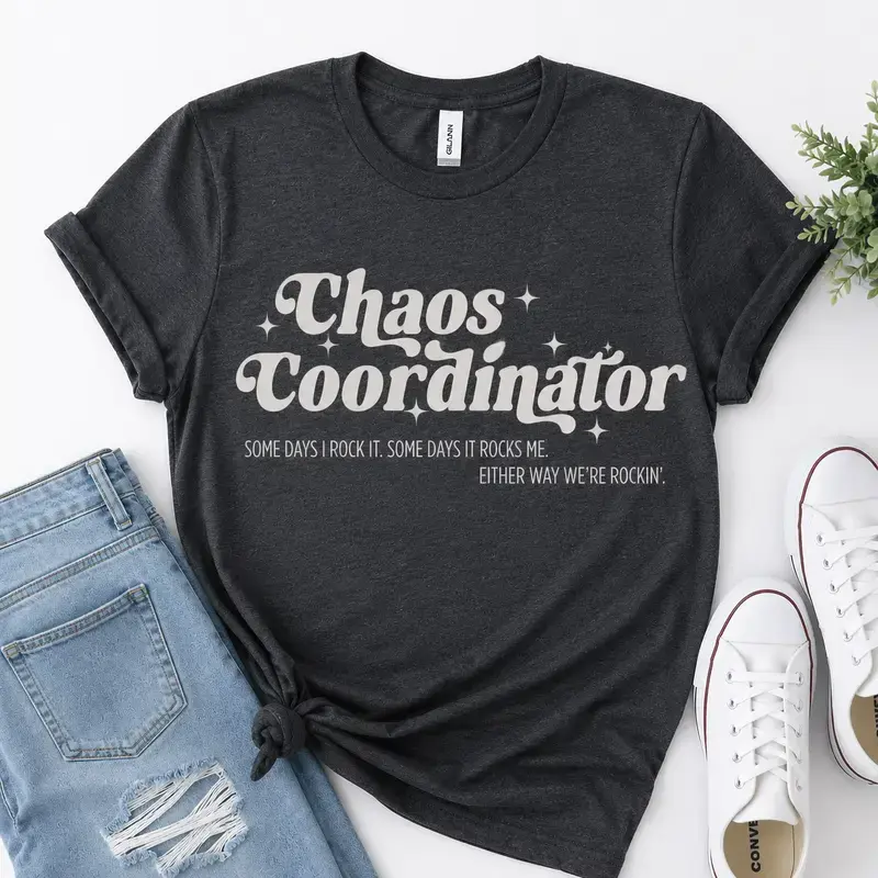 Chaos Coordinator T-Shirt, Retro ESE Teacher Graphic Tee, Special Education Staff Gift, SPED Graduation Appreciation Shirt