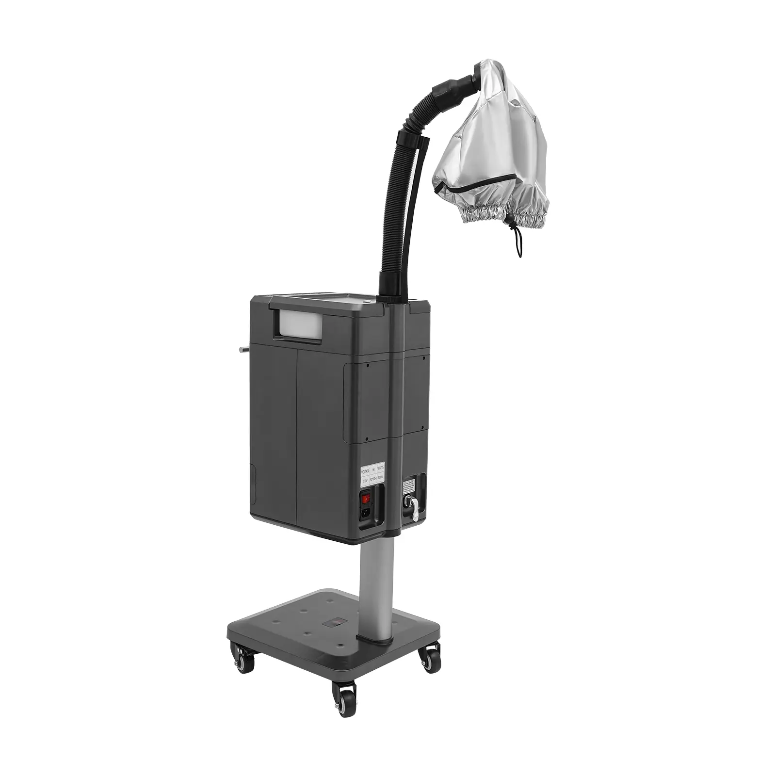 CNCEST Hair Steamer Nano Mist 500W Freestanding Machine with 4 Adjustable Mist Gears & 1000ml Water Tank for Home Salon Use