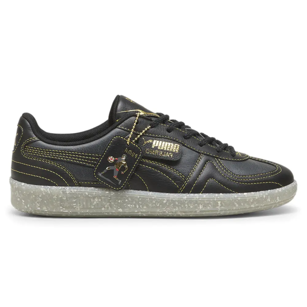 PUMA Mens Palermo Play Loud Lace Up Sneakers Shoes Casual - Black PUMA Mens Palermo Play Loud Lace Up Sneakers Shoes Casual - Black
