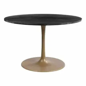 Taj Dining Table Black & Gold