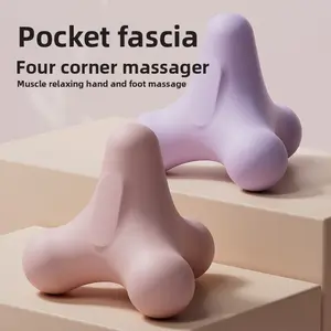 quadrangular fascia ball, shoulder, neck and waist hand muscle exercise equipment, exercise relaxation yoga meridian fitness ball