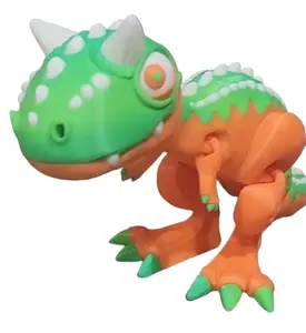 Carnotaurus 3D Printed Dinosaur Fidget Toy - 4 Inch Tall & 8 Inch Long - Custom Colors Available