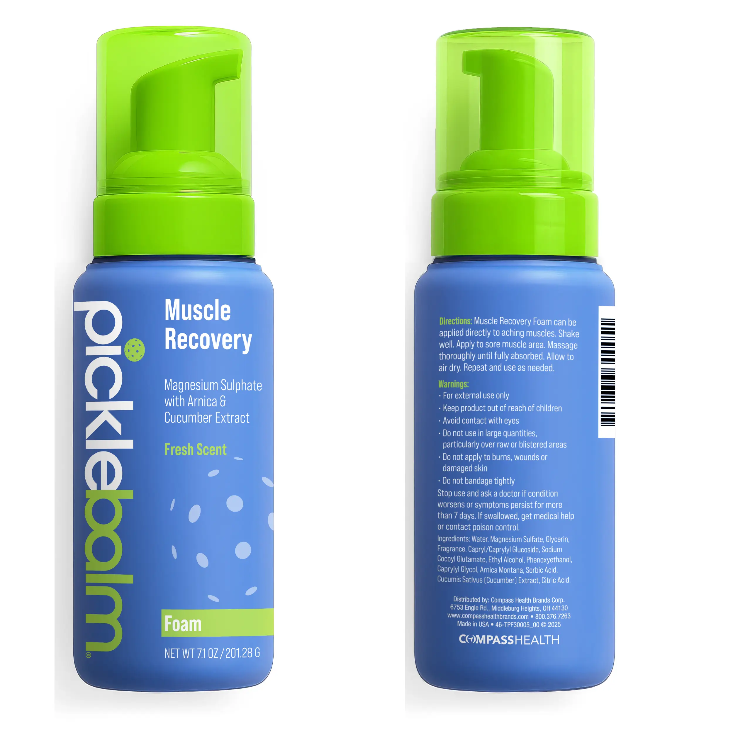 Picklebalm Muscle Recovery Magnesium Foam Pump