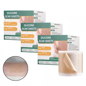 3/2/1 Roll Silicone Scar Removal Sheets-Silicone Scar Tape(1.6"X60" Roll-1.5M), Wound Surgery Scar Removal Silicone Gel Patch for C-Section, Acne, Burns & Keloids  All Skin Types
