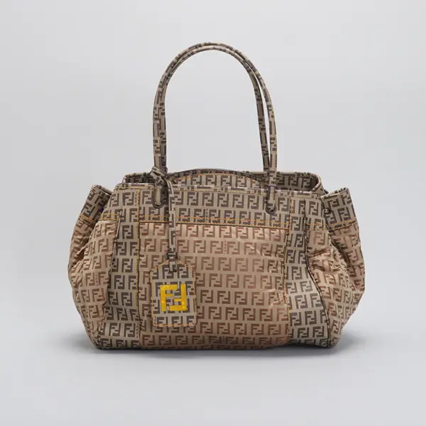 Pre-owned FENDI Nylon Tote Bags Zucchino Tote Bag 32cm BGP191973