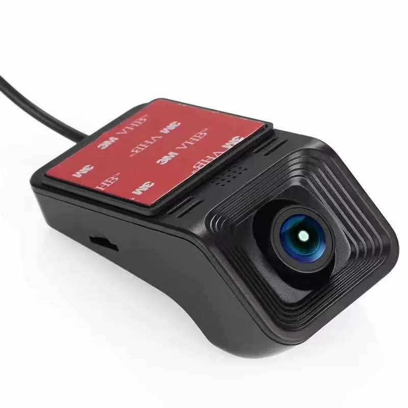 Concealed Wi-Fi Car Dash Cam - HD 1080p Vehicle Recorder, 13x5cm, Quick Install, Mobile Link, 24-Hour Parking Monitoring, All-Weather Daily Monitoring, Built-In Gravity Sensor, Emergency Locking, Downloading Capability, Wi-Fi Support, Long-Term Standby, A