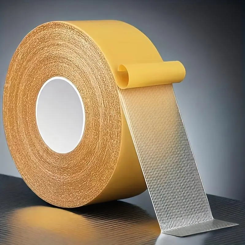 3pcs Set Of Heavy-duty Double-sided Fiber Tape, Nano Tape, Strong Adhesive Multi-purpose Tape, Washable, Reusable And Durable Tape, Suitable for Posters, Pictures, Carpet Decoration, Home And Offic