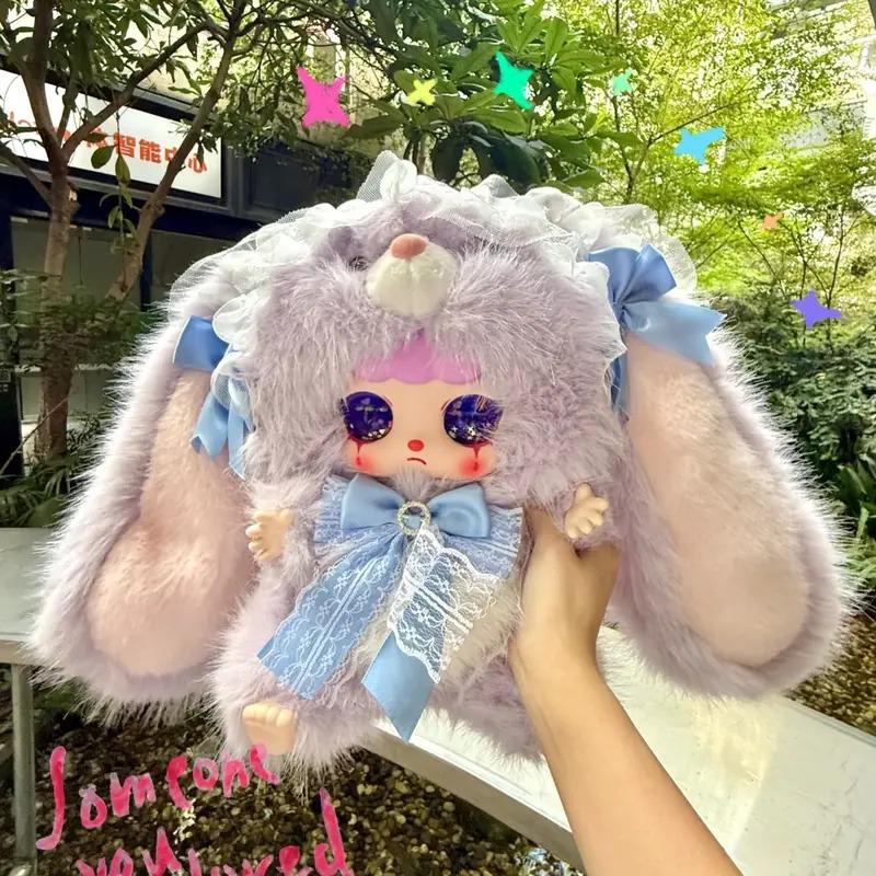 600% KEBIDOU Nai Fu Bunny Sauce 600% Series Plush Blind Box-Cute Collectible Doll, Mystery Surprise Toy Gift
