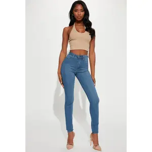 Tall Classic High Waist Skinny Jeans - Medium Blue Wash