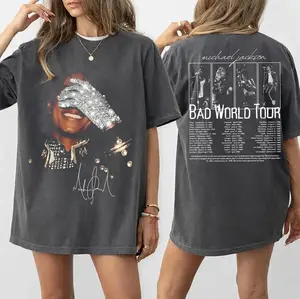 Comfort Colors Michael Jackson Vintage 90s Styles, King Of Pop Shirt (No embellishments) Michael Glove Graphic T-Shirt, MJ T-Shirt