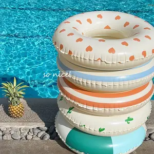 Multi-Style Swimming Rings Pool Floats, Inflatable Tube Pool Boats for Kids and Adults, Various Colors and Sizes, Beach Lake Pool Parties