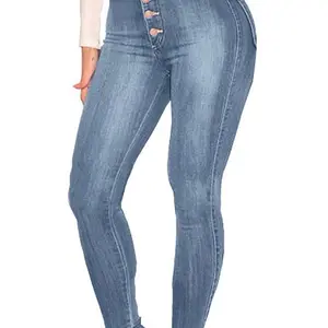 KUNMI Womens Curvy High Waist Stretch Butt Lifting Skinny Colombian Jeans - NWT