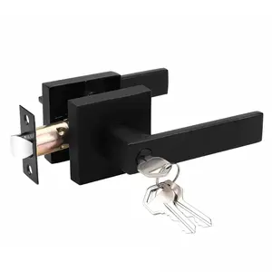 Overdoor Door Handle, Matte, Adjustable Left Right Hand, Lockless, 45 Degree Rotation, Universal Square Indoor, for Hallway, Closet, Meeting Room