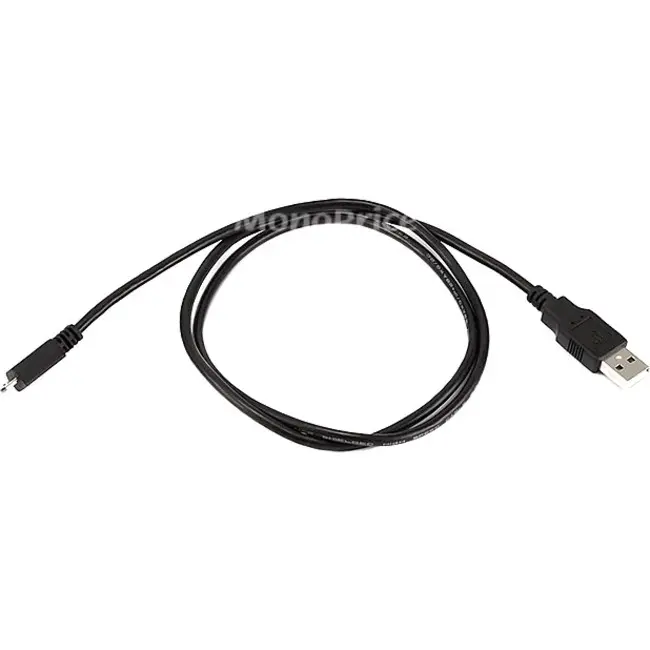 Monoprice 3ft USB 2.0 A Male to Micro 5pin Male 28/28AWG Single Cable for Electronic, Mobile Devices