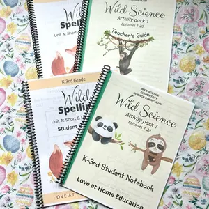 Wild Spelling and Wild Science K-3 Bundle