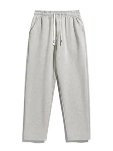 Men's Solid Color Sportswear Casual Pants Long, Drawstring Waist, Comfortable Simple Design, Fitted Style, All Seasons Wear