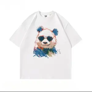 Panda Eyes T-shirt, unisex, men's top, unisex, patterned top