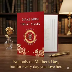 Funny Talking Mother’s Day Card with Voice Audio – Musical Pop Up Greeting Card for Mom, Wife, Grandma – Hilarious Gag Gift – 5x7 Card with Red Envelope