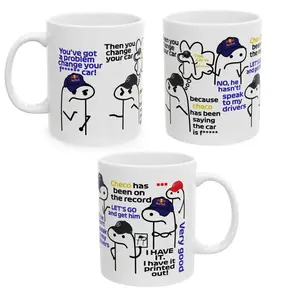 Funny Meme Sport Trending Mug, Race Week Meme Coffee Cup, Funny Racer Audio Tee Cup, Gift For Racing Fans Trending Mug Drinkware Stylish