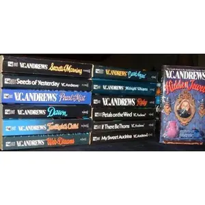 USED-My Sweet Audrina / Hidden Jewel / Midnight Whispers / Dark Angel / Web of Dreams / Twilight's Child / Secrets of the Morning / Ruby / Petals on the Wind / If There Be Thorns / Pearl in the Mist / Dawn / Seeds of Yesterday by V.C. Andrews (Unknown)