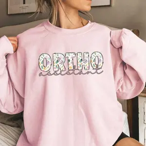 Orthodontic Assistant T-Shirt OR Sweatshirt , Orthodontic Assistant Grad shirt ,Dental Gifts Short Sleeve ,Dental Hygienist T-Shirt Cotton Crewneck