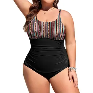 Plus Size Bathing Suit for Women Tummy Control Swimsuit One Piece Swimsuit Ruched Cute Swimsuits Vintage Swimwear 2026