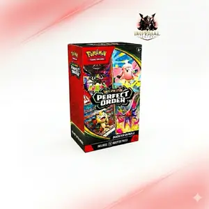Pokemon Mega Evolution Perfect Order Booster Bundle - Includes 6 Booster Packs - English