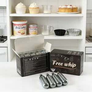 Hestselling FreeWhip Cream Charger Dispenser 5 Case 10PCS Gas Whipped Cream Factory Wholesale Customizable Size for Bulk Purchases