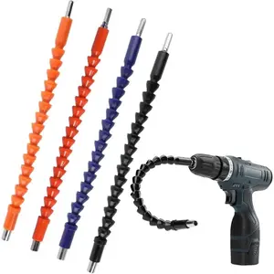 Pcs Flexible Drill Bit Extension, 11.6 inch Screwdriver Flexible Shaft Universal Drill Connection Flexible Bends and Twists 360° for Drills Electronic Drill