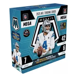 (LIVE OPEN) 2025 Mosaic Football Mega Box (Reactive Purple)