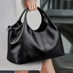 High quality PU women's handbag, simple casual shoulder bag, banquet shopping travel crossbody bag Leather