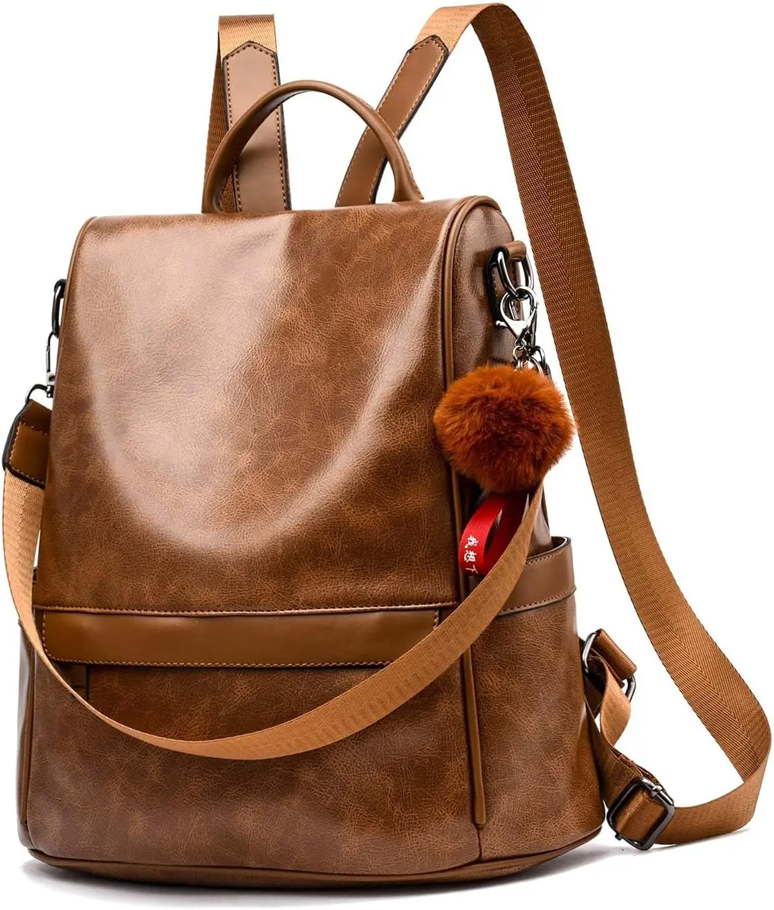 CHERUTY Women Backpack Purse PU Leather Anti-Theft Casual Shoulder Bag Fashion Ladies Satchel Bags Cheruty