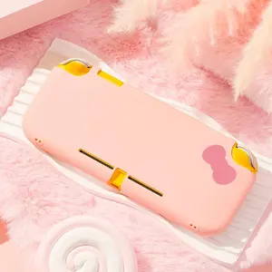 Cute Bowknot Design Game Console Protective Case, Anti-slip & Anti-scratch Game Console Protector, Console Accessories for Nintendo Switch Lite