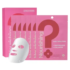 Nourishing Daily Solution Niacinamide Collagen Facial Mask Sheet (6 Masks)