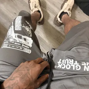 Stars Pattern Casual Set, Short Sleeve Zipper Collared Shirt + Gym Shorts, Breathable Comfort, Spring Summer Daily Wear, Trendy Star Print Design
