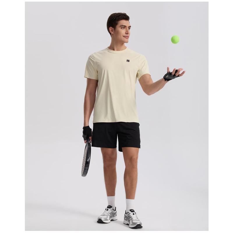 Mens Tshirts - Luxury Crew Neck T Shirts for Men Premium Soft Mens Tshirts Plain Dress Tee Shirts Men Menswear Top Streetwear Midi Beige Crewneck Shortsleeve Tropical soccer jersey barcelona jersey