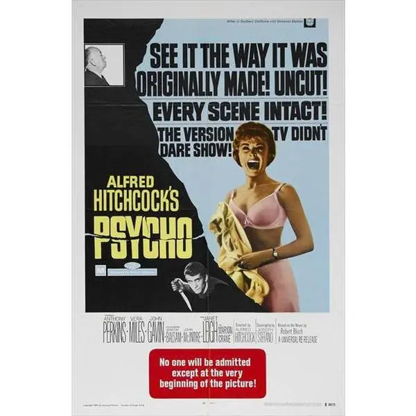 Psycho Movie Poster Print (11 x 17)