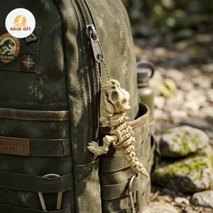 1pc 3D Printed Fun Tyrannosaurus Rex Model Figure, Jointed Dinosaur Toy Keychain, Creative Couple Bag Accessory Gift for Boys