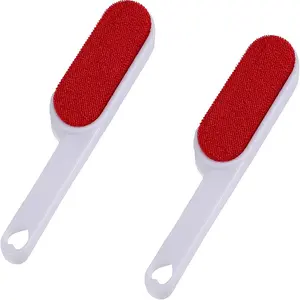 2pcs Double-Sided Lint Brushes for Clothes, Pet Hair, and Dust Removal – Ideal for Sofas, Beds, and Travel Use