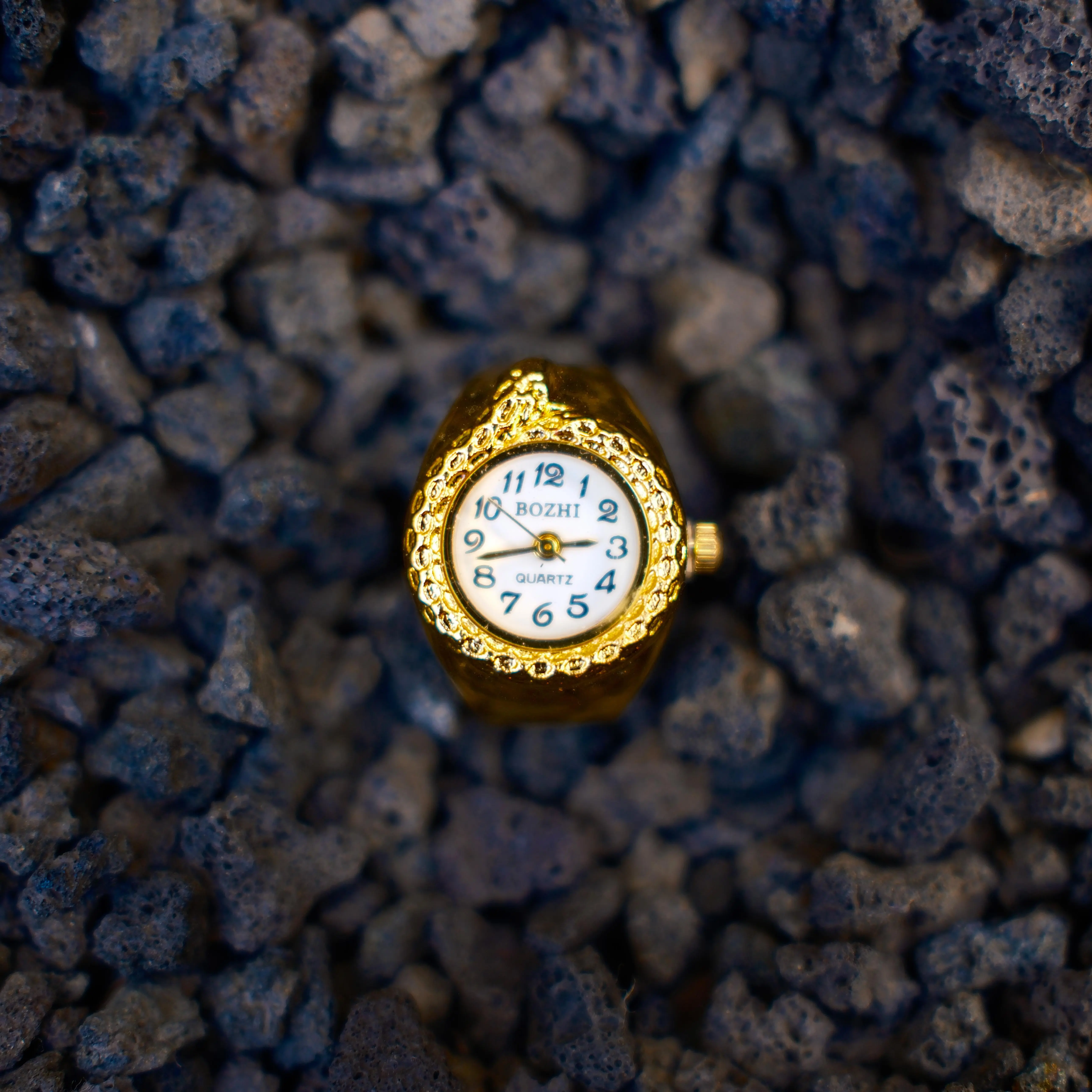 Bozhi "Scale" Series Watch Rings Simple & Inclusive Design Universal Appeal Fashion Accessory Creative Adjustable Clock Rings Finger Ring Watches Perfect Gift